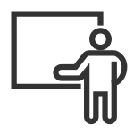 I Training Class SVG Icon